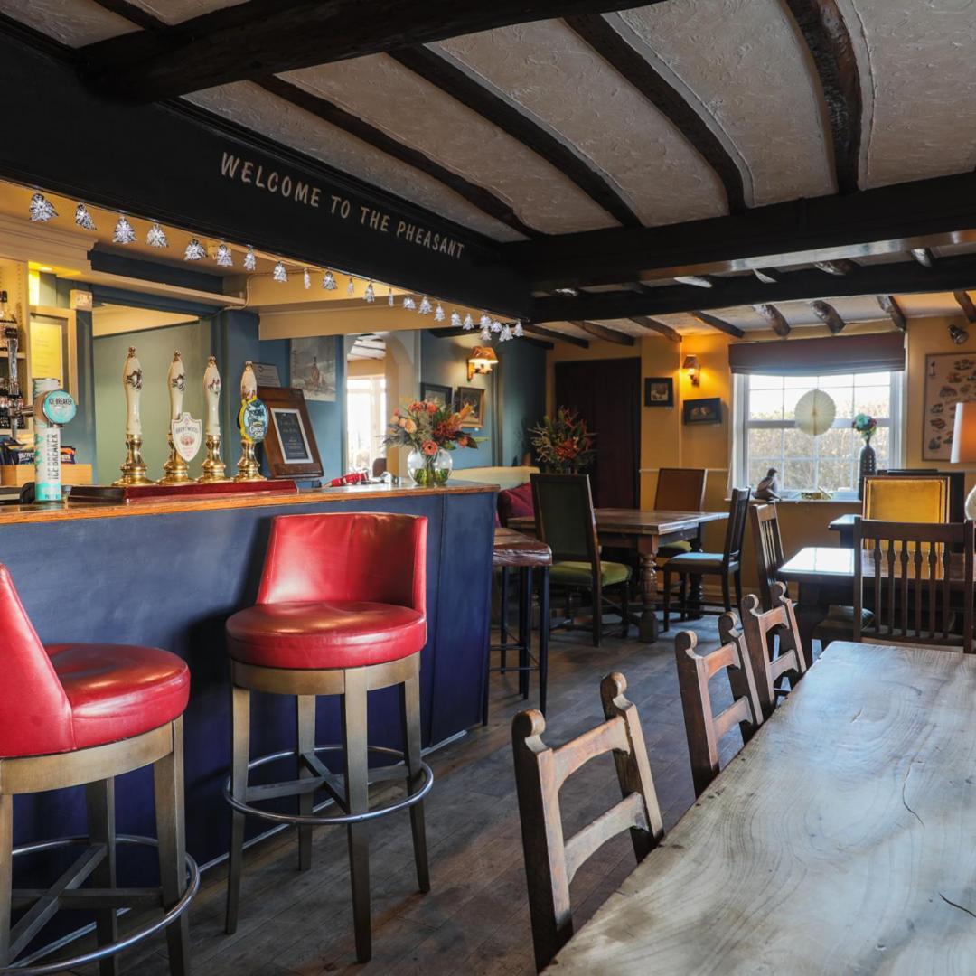 The Pheasant Public House & Hotel Gestingthorpe エクステリア 写真